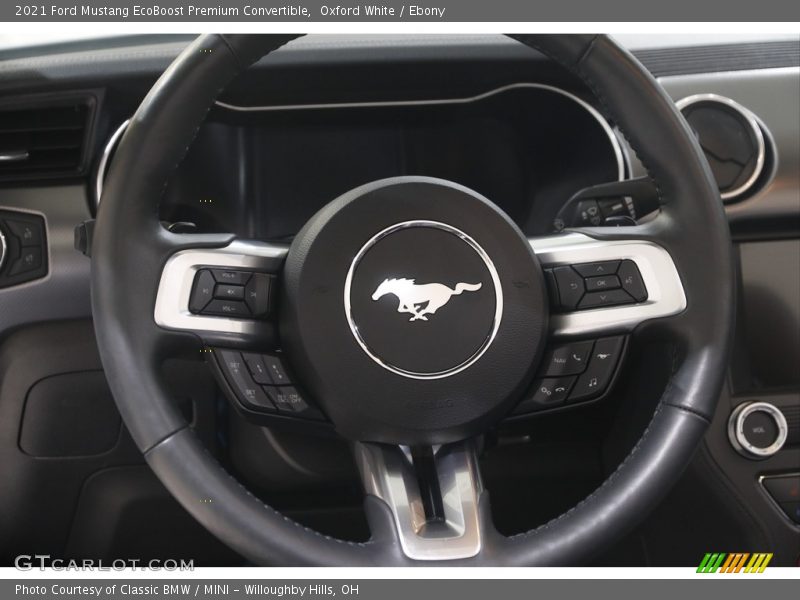 Oxford White / Ebony 2021 Ford Mustang EcoBoost Premium Convertible