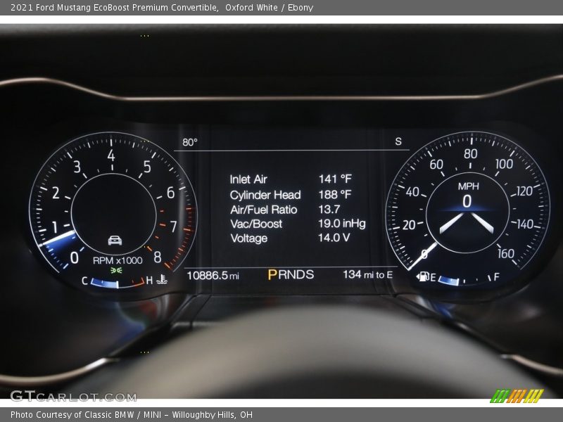 Oxford White / Ebony 2021 Ford Mustang EcoBoost Premium Convertible