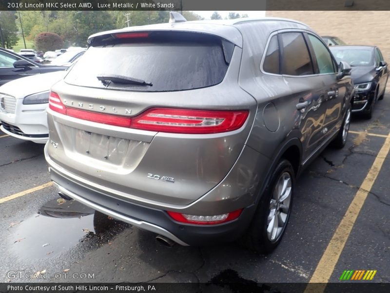 Luxe Metallic / White Sands 2016 Lincoln MKC Select AWD