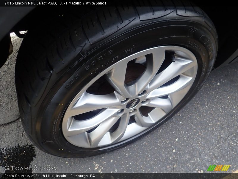 Luxe Metallic / White Sands 2016 Lincoln MKC Select AWD