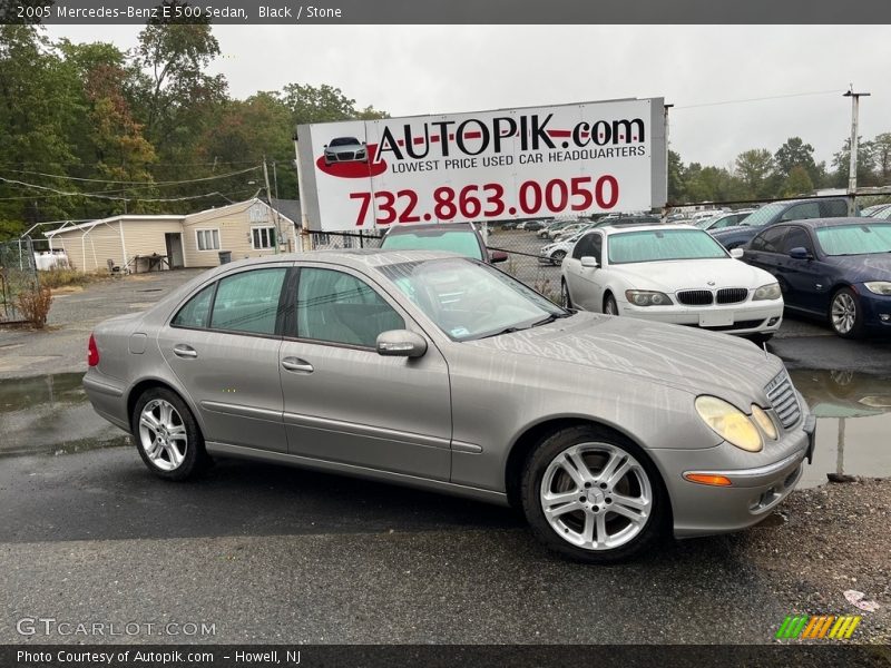 Black / Stone 2005 Mercedes-Benz E 500 Sedan