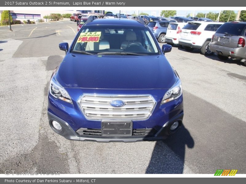 Lapis Blue Pearl / Warm Ivory 2017 Subaru Outback 2.5i Premium