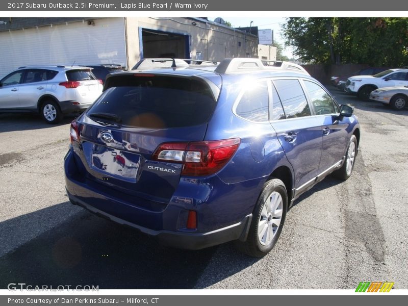 Lapis Blue Pearl / Warm Ivory 2017 Subaru Outback 2.5i Premium
