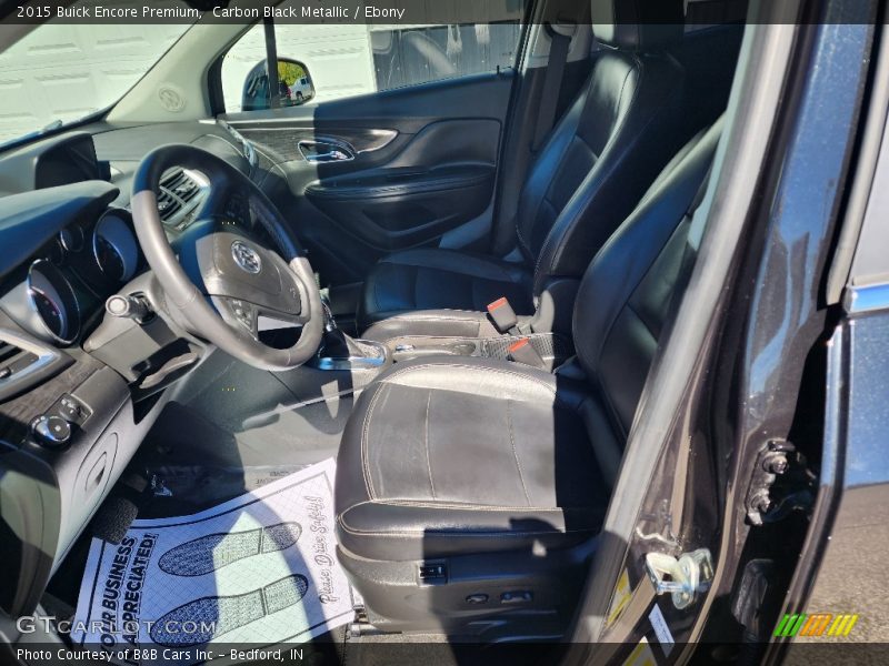 Carbon Black Metallic / Ebony 2015 Buick Encore Premium