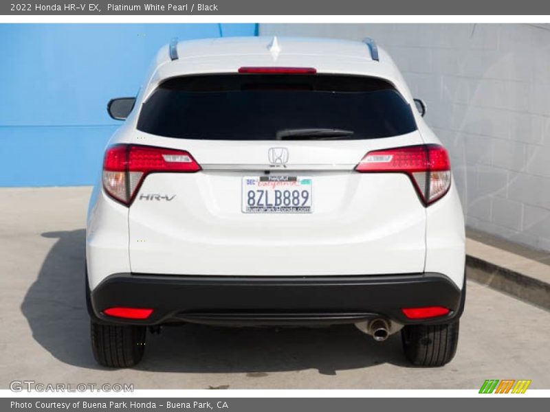 Platinum White Pearl / Black 2022 Honda HR-V EX