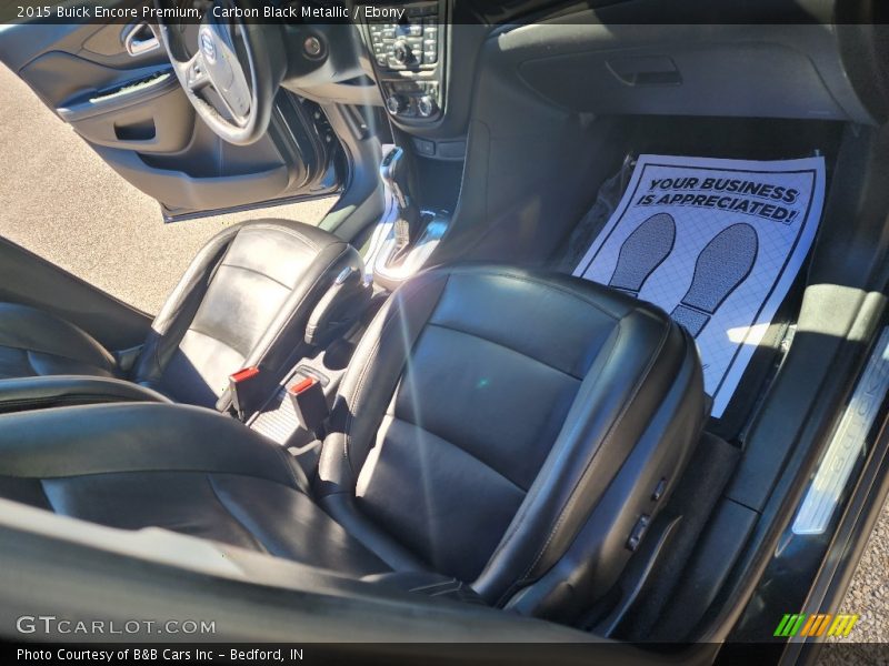 Carbon Black Metallic / Ebony 2015 Buick Encore Premium