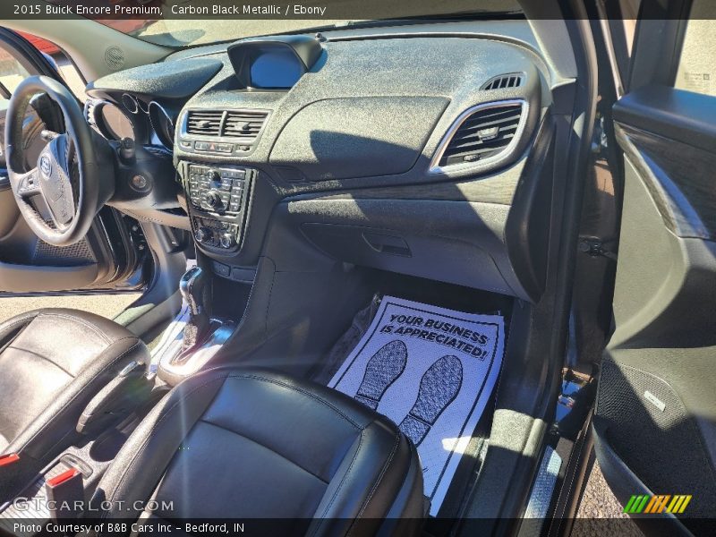 Carbon Black Metallic / Ebony 2015 Buick Encore Premium