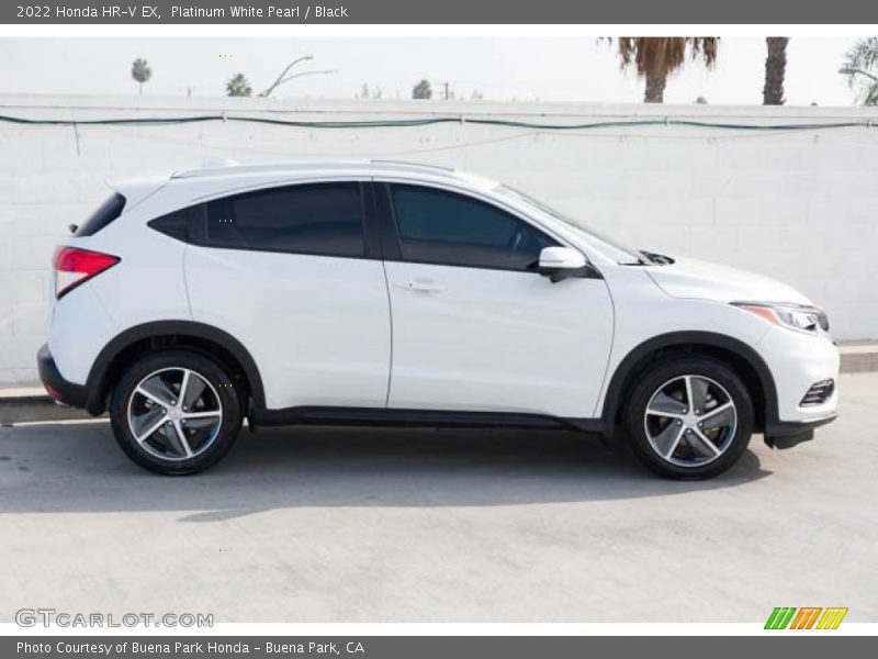Platinum White Pearl / Black 2022 Honda HR-V EX