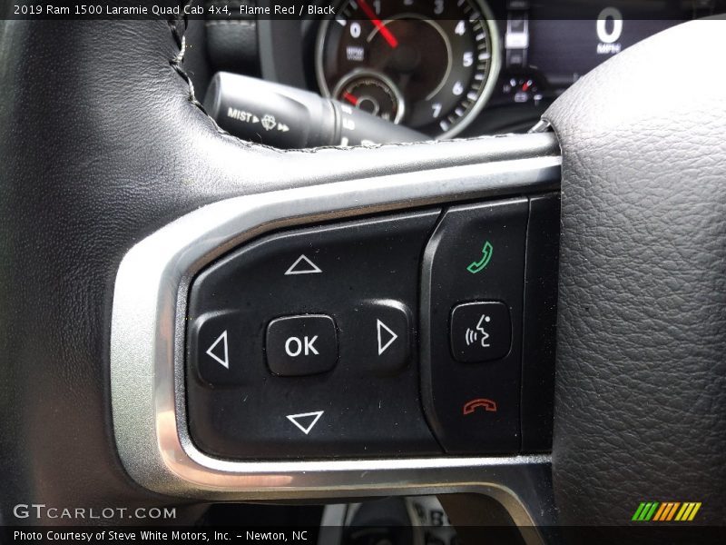 Flame Red / Black 2019 Ram 1500 Laramie Quad Cab 4x4