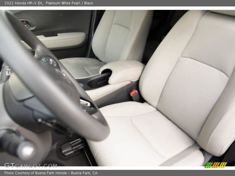 Platinum White Pearl / Black 2022 Honda HR-V EX