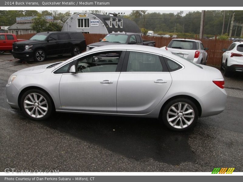 Quicksilver Metallic / Medium Titanium 2014 Buick Verano