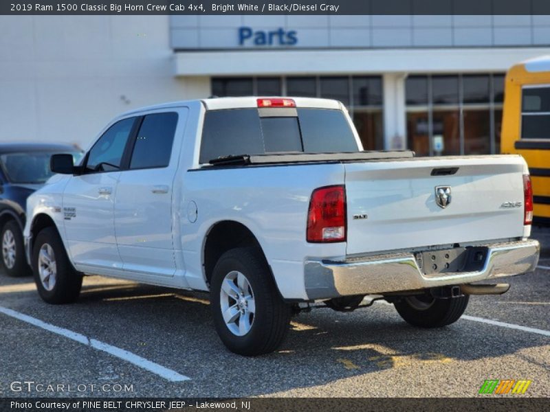 Bright White / Black/Diesel Gray 2019 Ram 1500 Classic Big Horn Crew Cab 4x4