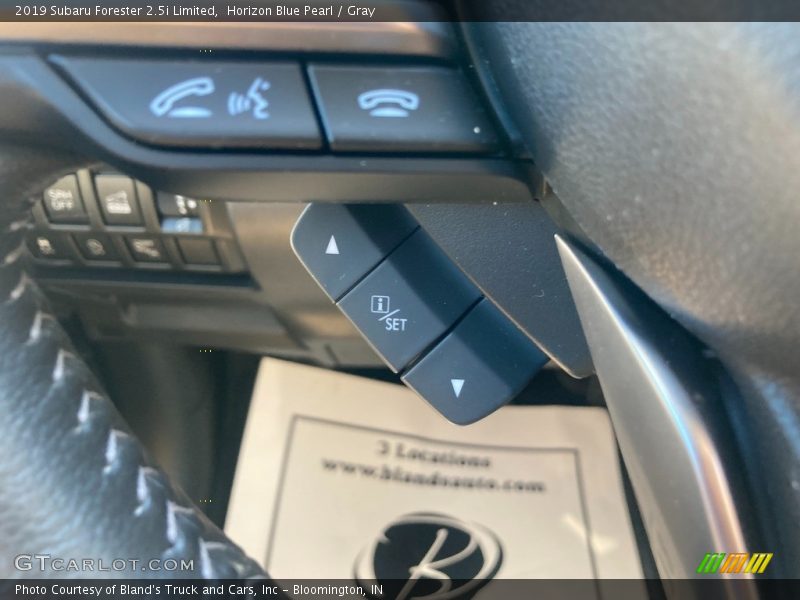 Horizon Blue Pearl / Gray 2019 Subaru Forester 2.5i Limited
