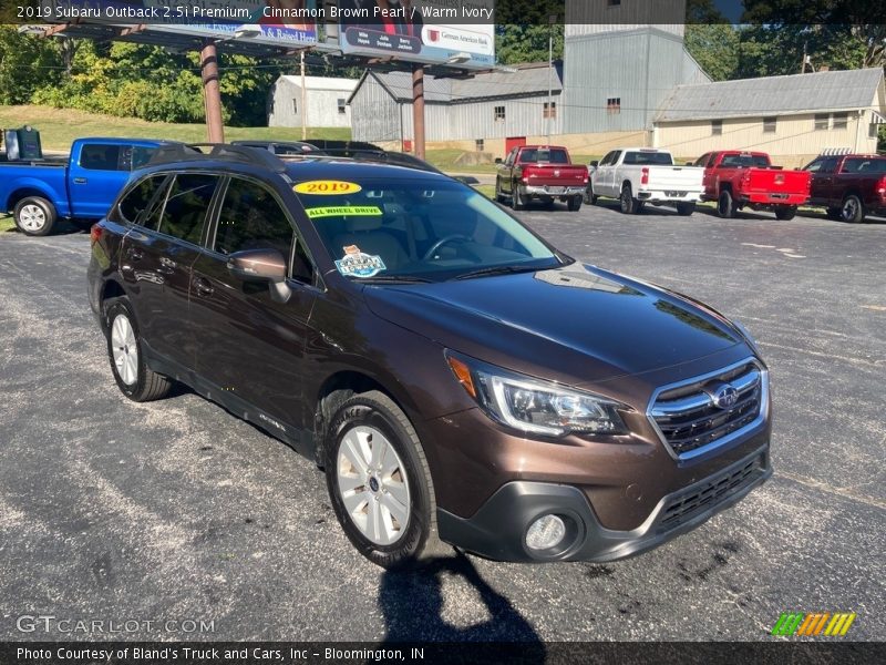 Cinnamon Brown Pearl / Warm Ivory 2019 Subaru Outback 2.5i Premium