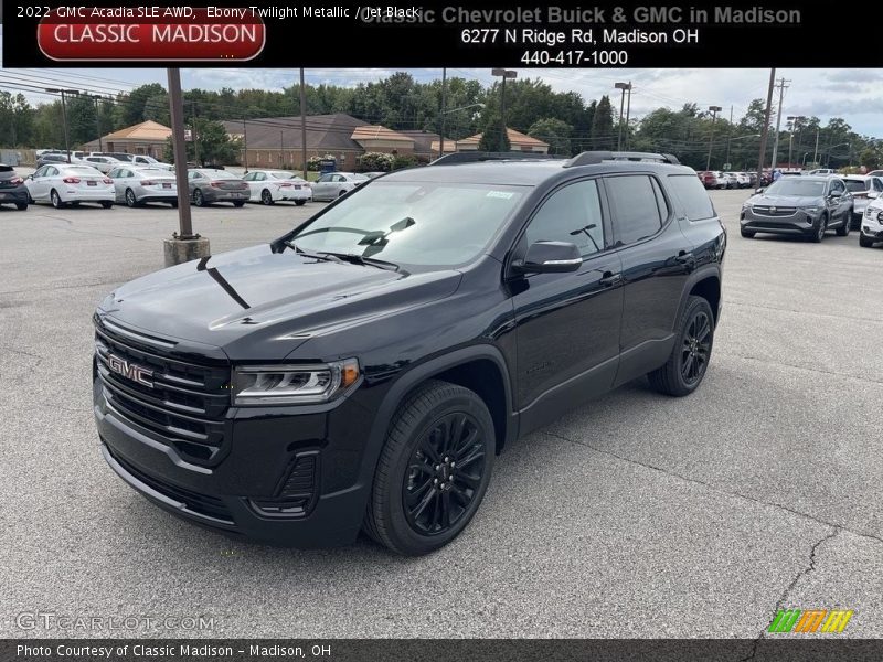 Ebony Twilight Metallic / Jet Black 2022 GMC Acadia SLE AWD