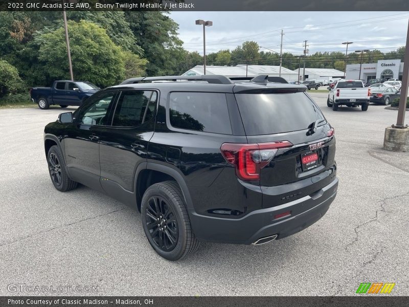Ebony Twilight Metallic / Jet Black 2022 GMC Acadia SLE AWD