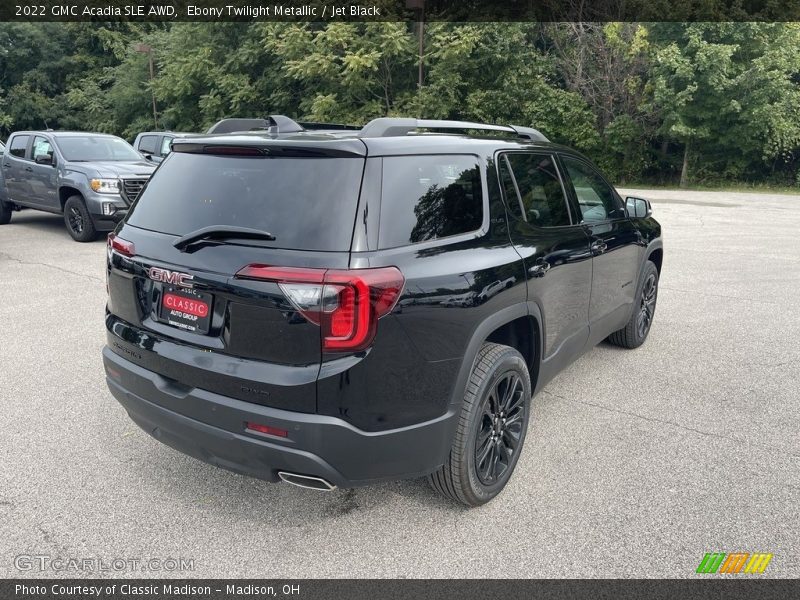 Ebony Twilight Metallic / Jet Black 2022 GMC Acadia SLE AWD