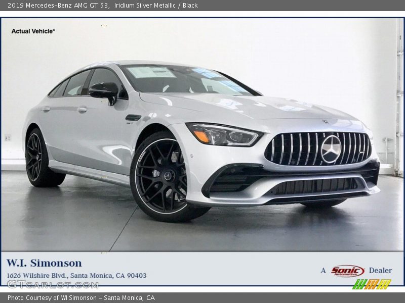 Iridium Silver Metallic / Black 2019 Mercedes-Benz AMG GT 53