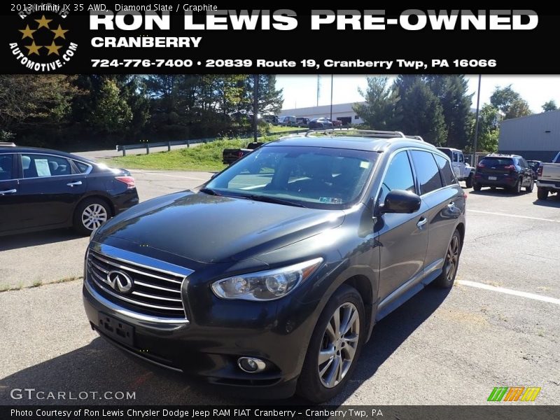 Diamond Slate / Graphite 2013 Infiniti JX 35 AWD