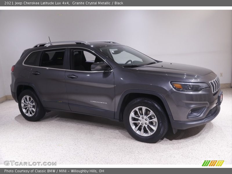 Granite Crystal Metallic / Black 2021 Jeep Cherokee Latitude Lux 4x4