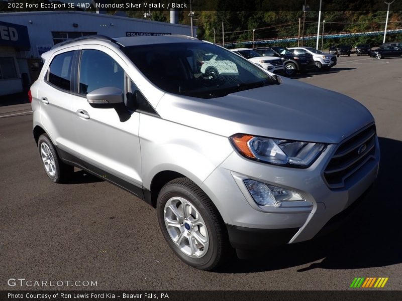 Moondust Silver Metallic / Black 2022 Ford EcoSport SE 4WD