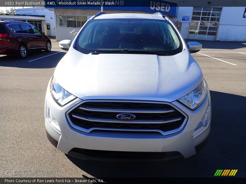 Moondust Silver Metallic / Black 2022 Ford EcoSport SE 4WD