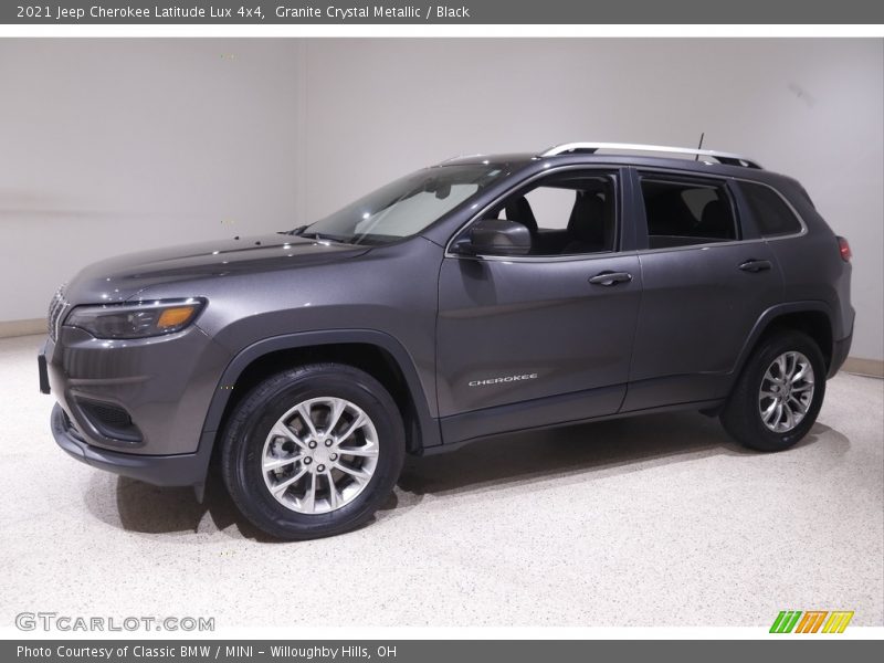 Granite Crystal Metallic / Black 2021 Jeep Cherokee Latitude Lux 4x4