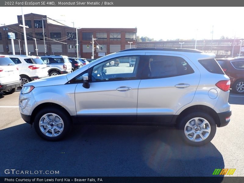 Moondust Silver Metallic / Black 2022 Ford EcoSport SE 4WD