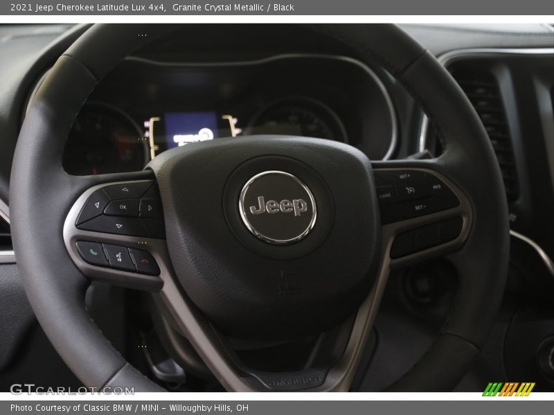 Granite Crystal Metallic / Black 2021 Jeep Cherokee Latitude Lux 4x4