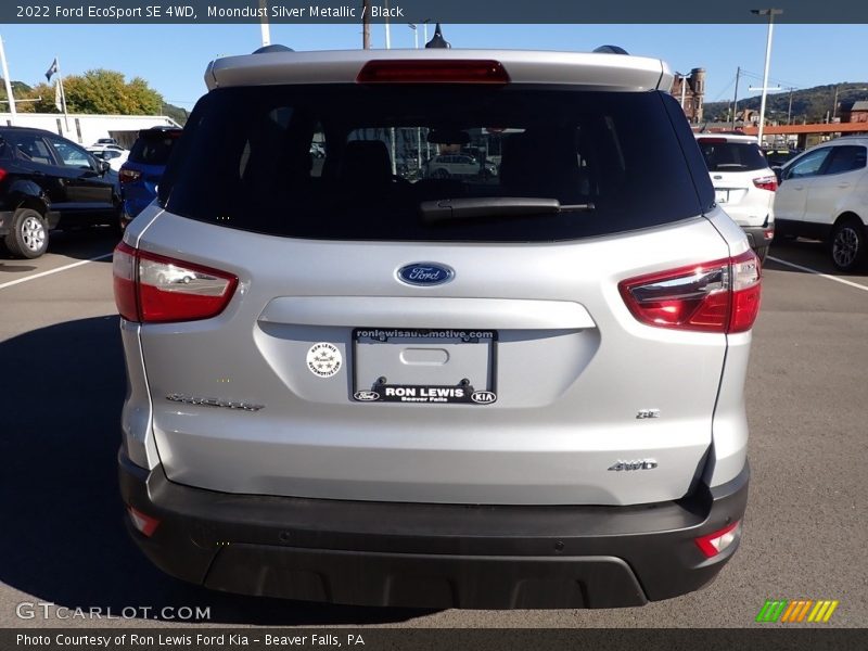 Moondust Silver Metallic / Black 2022 Ford EcoSport SE 4WD