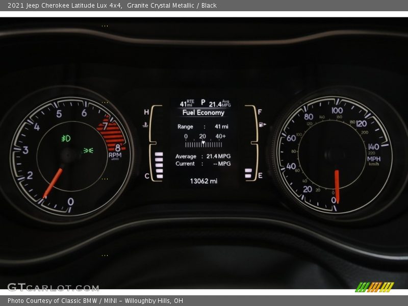 Granite Crystal Metallic / Black 2021 Jeep Cherokee Latitude Lux 4x4