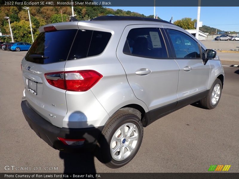 Moondust Silver Metallic / Black 2022 Ford EcoSport SE 4WD