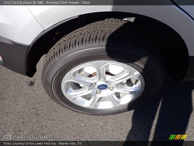 Moondust Silver Metallic / Black 2022 Ford EcoSport SE 4WD