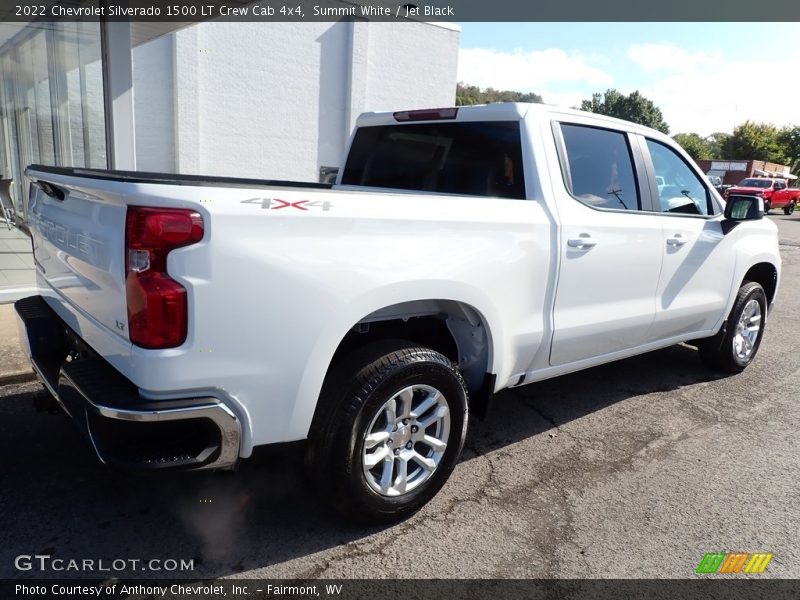 Summit White / Jet Black 2022 Chevrolet Silverado 1500 LT Crew Cab 4x4