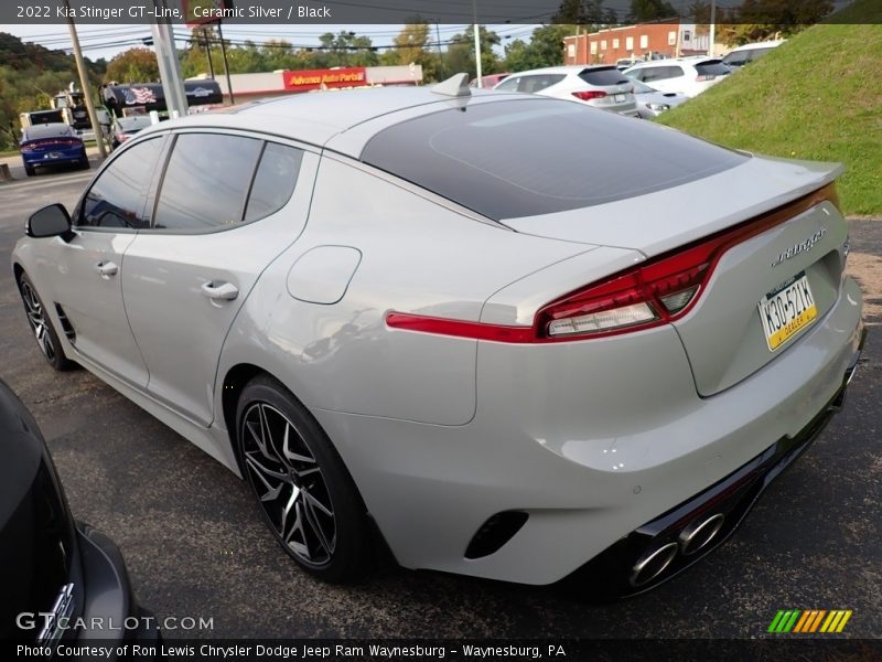 Ceramic Silver / Black 2022 Kia Stinger GT-Line