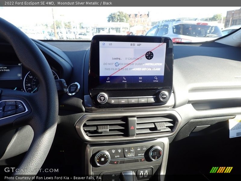 Moondust Silver Metallic / Black 2022 Ford EcoSport SE 4WD