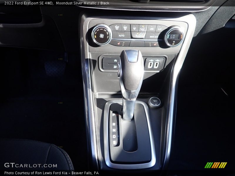 Moondust Silver Metallic / Black 2022 Ford EcoSport SE 4WD