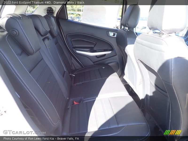 Diamond White / Black 2022 Ford EcoSport Titanium 4WD
