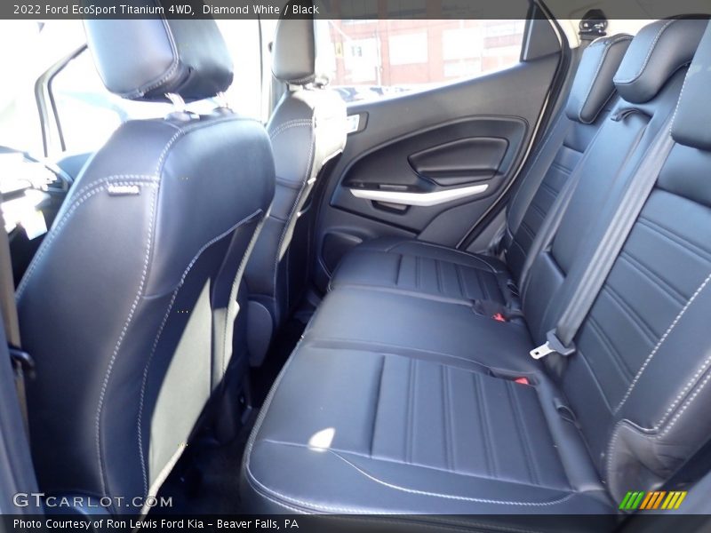 Diamond White / Black 2022 Ford EcoSport Titanium 4WD