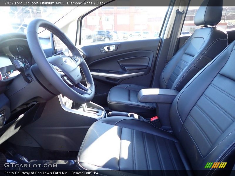 Diamond White / Black 2022 Ford EcoSport Titanium 4WD