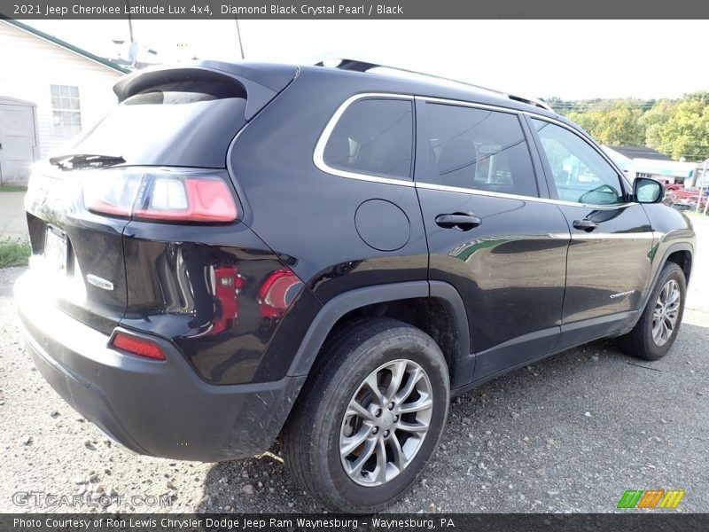 Diamond Black Crystal Pearl / Black 2021 Jeep Cherokee Latitude Lux 4x4