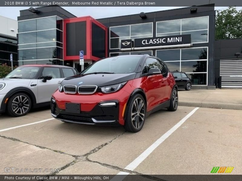 Melbourne Red Metallic / Tera Dalbergia Brown 2018 BMW i3 S with Range Extender