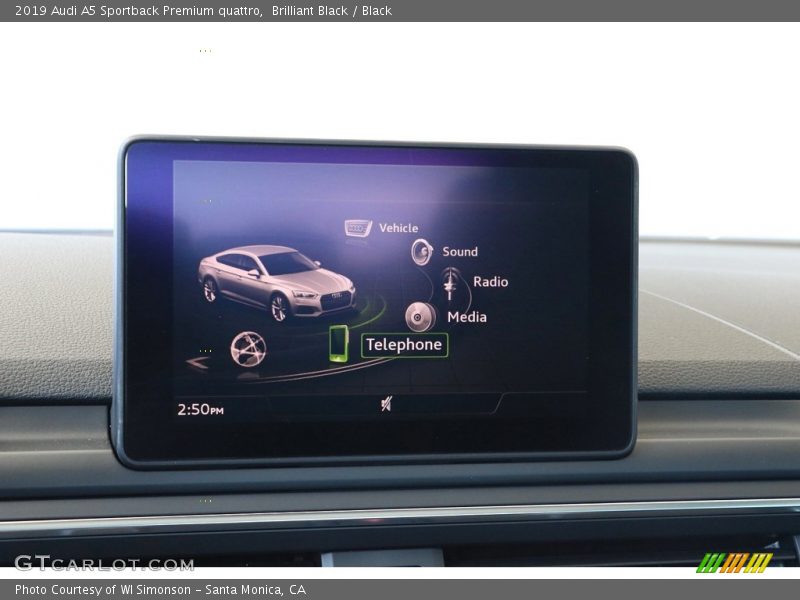 Brilliant Black / Black 2019 Audi A5 Sportback Premium quattro