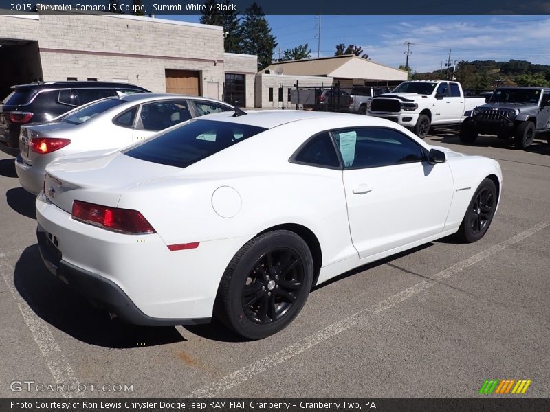 Summit White / Black 2015 Chevrolet Camaro LS Coupe