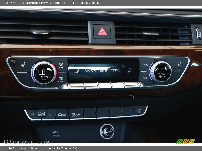 Brilliant Black / Black 2019 Audi A5 Sportback Premium quattro