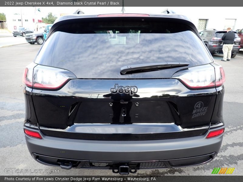 Diamond Black Crystal Pearl / Black 2022 Jeep Cherokee X 4x4