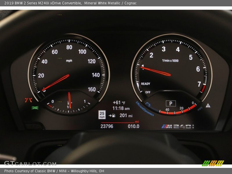  2019 2 Series M240i xDrive Convertible M240i xDrive Convertible Gauges