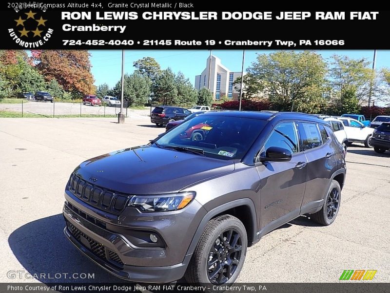 Granite Crystal Metallic / Black 2022 Jeep Compass Altitude 4x4
