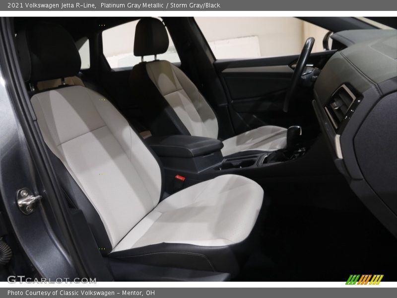 Platinum Gray Metallic / Storm Gray/Black 2021 Volkswagen Jetta R-Line