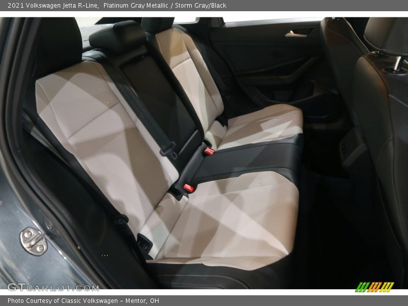 Platinum Gray Metallic / Storm Gray/Black 2021 Volkswagen Jetta R-Line